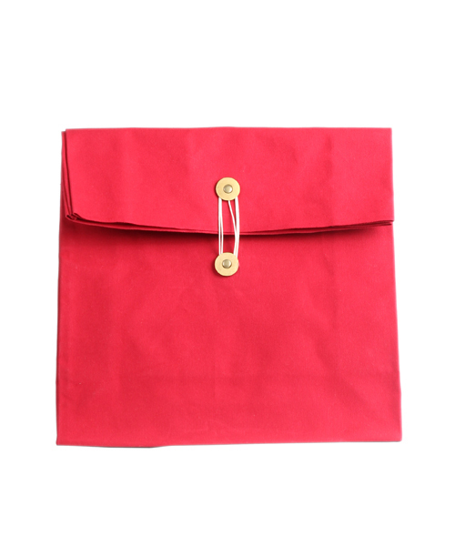 BEAMS RECORDS（ビームスレコーズ）の「TEMBEA×BEAMS RECORDS / 別注 レコード・クラッチ（クラッチバッグ・メンズ・グレー/ブラウン/レッド/ネイビー・ONE SIZE）」の4枚目の写真