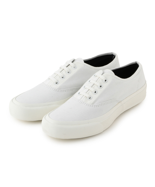 SALON adam et rope'(サロン アダム エ ロペ)の「【MOONX宮田XSALON】ローカットスニーカー(スニーカー・レディース・ダークブラウン/ネイビー/オフホワイト・22.5cm/23.5cm/24.5cm/26.5cm/27.5cm/23.0cm/24.0cm/25.0cm/26.0cm/27.0cm/28.0cm)」の4枚目の写真