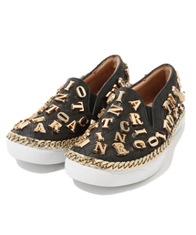 ROSE BUD | (JEFFREY CAMPBELL) HA 2012-1008 ALVA-ALPH QUILTED SNEAKER W/GOLD(スニーカー)