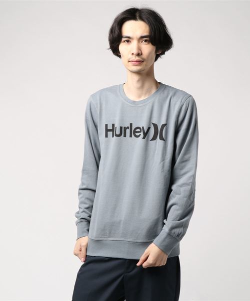 Hurley (ハーレー)の「ONE & ONLY ATLAS CREW/ハーレー 長袖 スウェット トレーナー(スウェット・メンズ・ブラック/グレー/ピンク・SMALL/MEDIUM/LARGE)」の2枚目の写真