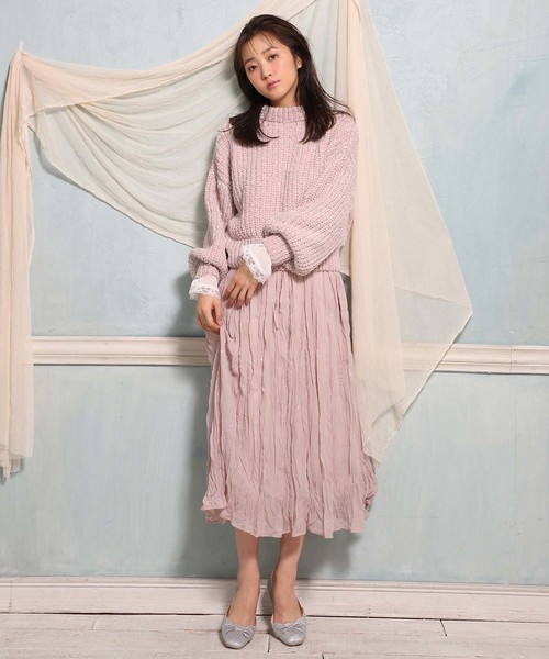 one after another NICE CLAUP（ワンアフターアナザーナイスクラップ）の「スカラ ラメバレエシューズ（バレエシューズ・レディース・ゴールド/シルバー・SMALL/MEDIUM/LARGE/X-LARGE/X-SMALL）」の9枚目の写真