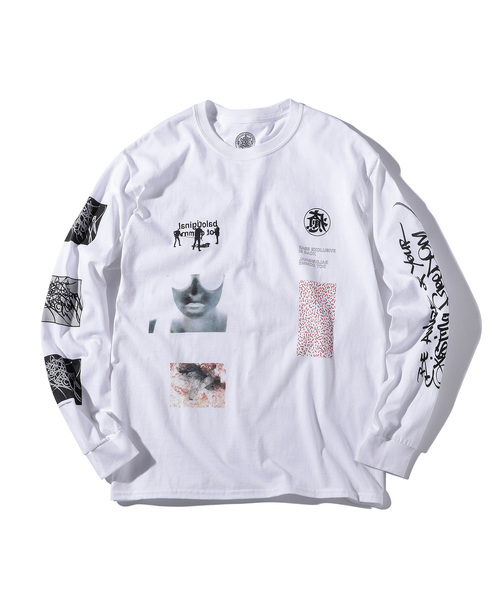 BAL(バル)の「【BAL】ease exclusive deconstruction energy LS tee(Tシャツ/カットソー・メンズ・ホワイト/ブラック・SMALL/MEDIUM/LARGE/X-LARGE)」の2枚目の写真
