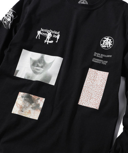 BAL(バル)の「【BAL】ease exclusive deconstruction energy LS tee(Tシャツ/カットソー・メンズ・ホワイト/ブラック・SMALL/MEDIUM/LARGE/X-LARGE)」の8枚目の写真