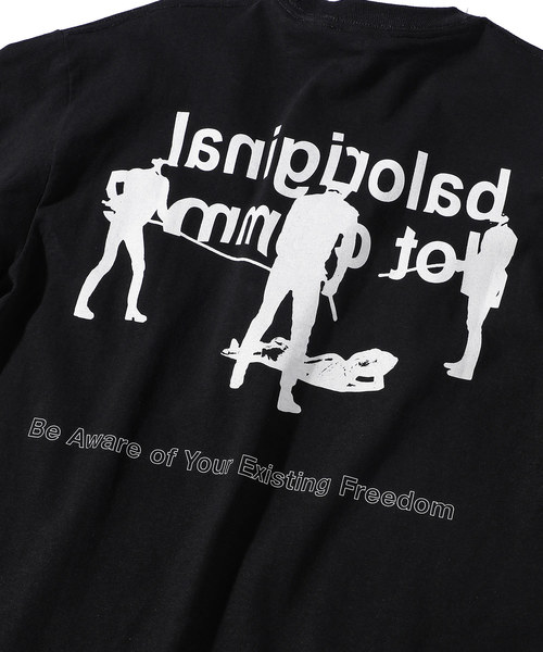 BAL(バル)の「【BAL】ease exclusive deconstruction energy LS tee(Tシャツ/カットソー・メンズ・ホワイト/ブラック・SMALL/MEDIUM/LARGE/X-LARGE)」の6枚目の写真