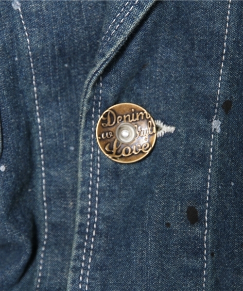 Denime（ドゥニーム）の「WEGO/ペイントデニムジャケット（デニムジャケット・メンズ・ネイビー・LARGE/MEDIUM）」の11枚目の写真