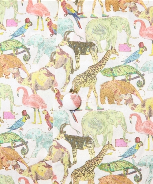 BEAMS BOY（ビームスボーイ）の「○BEAMS BOY / リバティ ラウンドカラー シャツ（シャツ/ブラウス・レディース・ホワイト/ブラック・ONE SIZE）」の10枚目の写真