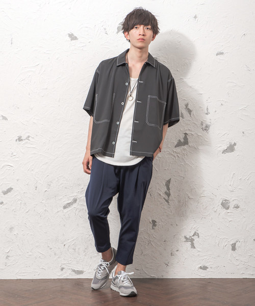 MinoriTY（マイノリティ）の「アンクル丈サルエルパンツ（その他パンツ・メンズ・ライトグレー/ブラック/ベージュ/ネイビー・M/L/XL）」の13枚目の写真