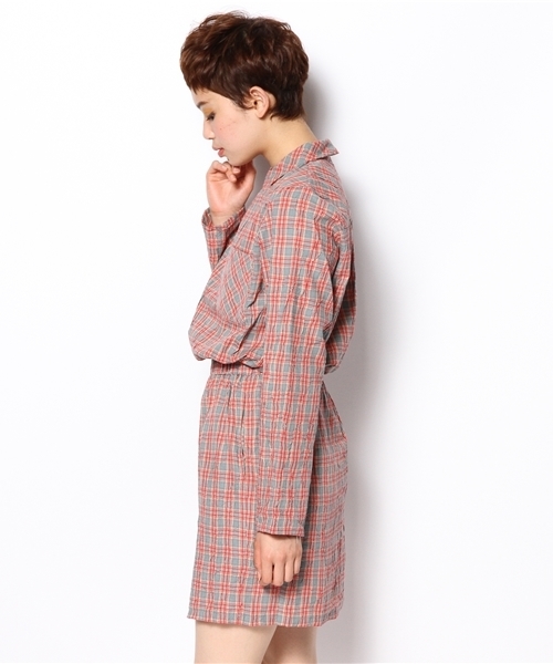 Kastane（カスタネ）の「【Kastane】チェックBACK開きワンピース（ワンピース・レディース・ライトブルー・FREE）」の10枚目の写真