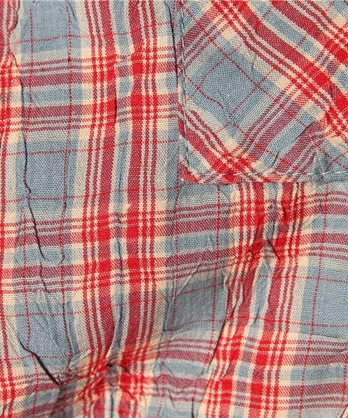 Kastane（カスタネ）の「【Kastane】チェックBACK開きワンピース（ワンピース・レディース・ライトブルー・FREE）」の2枚目の写真