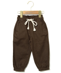 green label relaxing | 【KIDS】コットンリネン リラックスパンツ ブラウン ◆(その他パンツ)