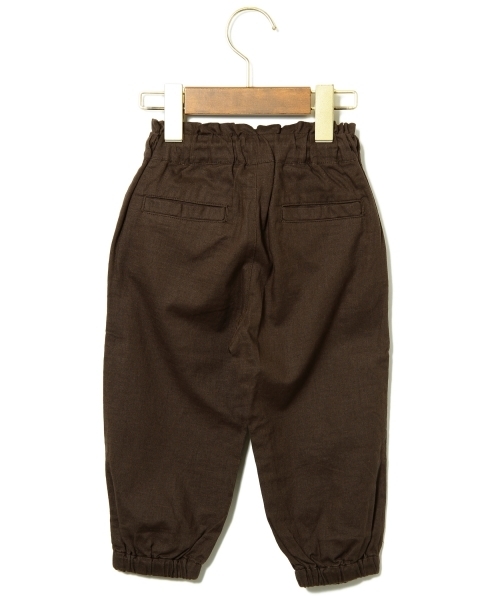 green label relaxing（グリーンレーベルリラクシング）の「【KIDS】コットンリネン リラックスパンツ ブラウン ◆（その他パンツ・キッズ・ブラウン・95/105/125/115/135）」の7枚目の写真