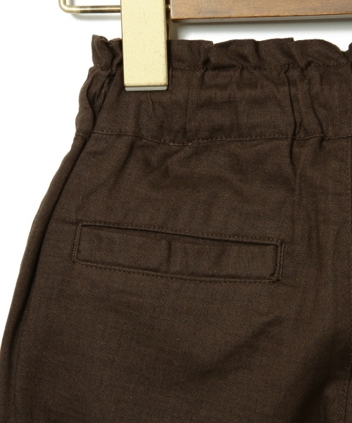 green label relaxing（グリーンレーベルリラクシング）の「【KIDS】コットンリネン リラックスパンツ ブラウン ◆（その他パンツ・キッズ・ブラウン・95/105/125/115/135）」の5枚目の写真