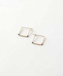 Steven Alan | ＜CINQ＞SQUARE DOT EARRINGS/ピアス(ピアス（両耳用）)