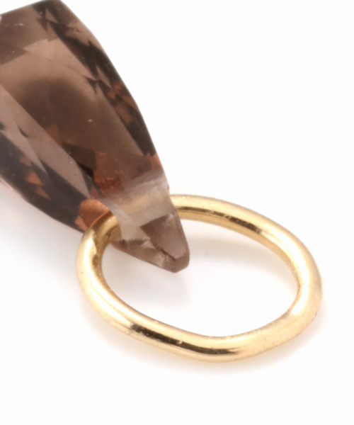 Spick & Span（スピックアンドスパン）の「チャーム スモーキークォーツ（チャーム・レディース・ゴールド・FREE）」の3枚目の写真