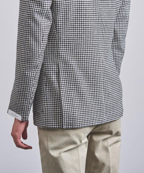 De Petrillo デ ペトリロ テーラード ジャケット 46 M〜L De Petrillo（デ ペトリロ）ウールダイアゴナルライトツィード4Bダブル