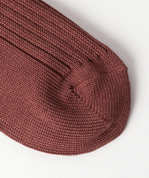 green label relaxing（グリーンレーベルリラクシング）の「96N 3*1RIB SOLID ② ソックス / 靴下（ソックス/靴下・メンズ・ピンク/オフホワイト/ライトブルー/モカ・FREE）」の6枚目の写真