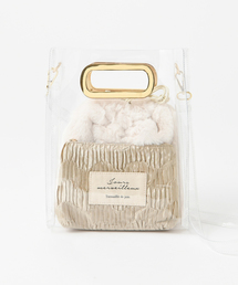 one after another NICE CLAUP | ポーチ付き３点セットPVCバッグ(ショルダーバッグ)