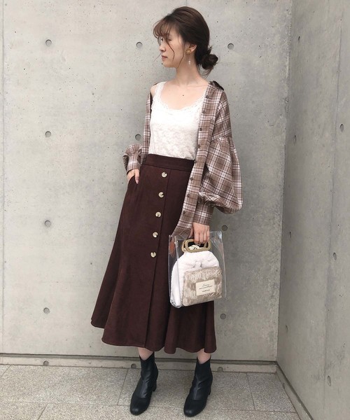 one after another NICE CLAUP（ワンアフターアナザーナイスクラップ）の「ポーチ付き３点セットPVCバッグ（ショルダーバッグ・レディース・アイボリー/ピンク/アニマル・FREE）」の17枚目の写真