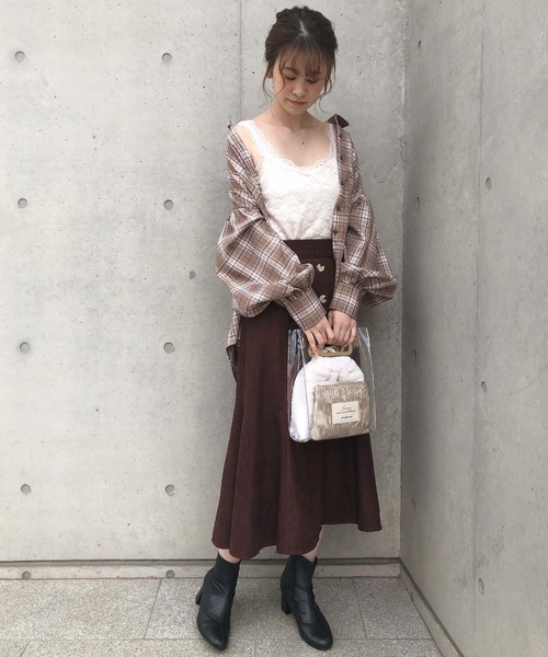 one after another NICE CLAUP（ワンアフターアナザーナイスクラップ）の「ポーチ付き３点セットPVCバッグ（ショルダーバッグ・レディース・アイボリー/ピンク/アニマル・FREE）」の20枚目の写真