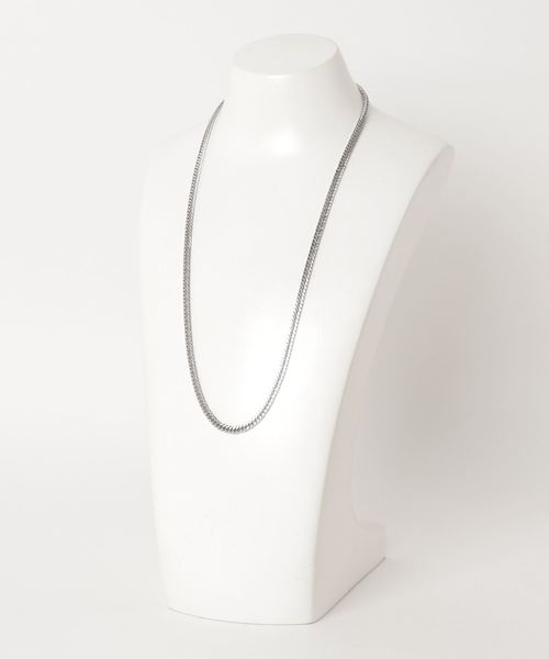JOKER（ジョーカー）の「スチールヘリンボーンチェーンネックレス メンズ 60cm アクセサリー（ネックレス・メンズ・シルバー・60cm）」の4枚目の写真