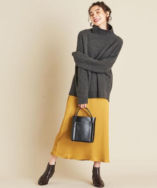 BEAUTY&YOUTH UNITED ARROWS(ビューティーアンドユースユナイテッドアローズ)の「BY∴ スクエアステッチショルダーバッグ2 -2WAY-(ショルダーバッグ・レディース・ブラック/ライトブルー/モカ/ライム/オフホワイト/オリーブ・FREE)」の19枚目の写真