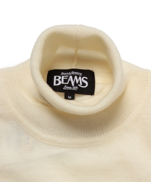 BEAMS（ビームス）の「◎BEAMS / ハイゲージ タートルネック（ニット/セーター・メンズ・オフホワイト/ライトグレー/ブラック・MEDIUM/SMALL/X-LARGE/LARGE）」の15枚目の写真