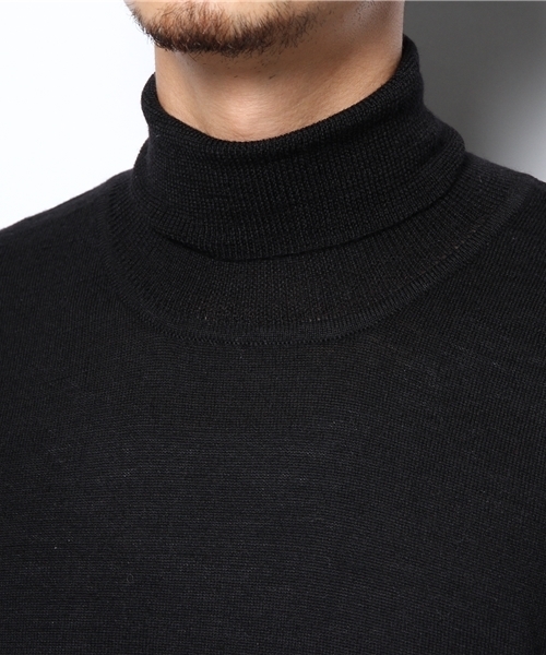 BEAMS（ビームス）の「◎BEAMS / ハイゲージ タートルネック（ニット/セーター・メンズ・オフホワイト/ライトグレー/ブラック・MEDIUM/SMALL/X-LARGE/LARGE）」の11枚目の写真