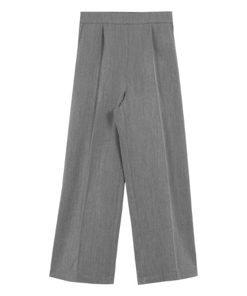 Pierrot（ピエロ）の「センタープレスボックスパンツ（その他パンツ・レディース・ホワイト/ブラック/ミント/ブルー系その他/グレイッシュベージュ/チャコール/ブラウン・M/L）」の4枚目の写真