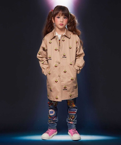 HYSTERIC MINI（ヒステリックミニ）の「EMBROIDERY 総柄刺繍ステン  