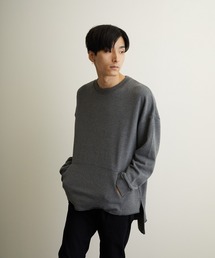 TONE SELECT GOODS（トーンセレクトグッズ）の「【TONE MEN'S】パイルスリットBIGスウェット(BL)（スウェット）」