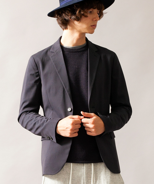 BEAUTY&YOUTH UNITED ARROWS（ビューティーアンドユースユナイテッドアローズ）の「BY ∴ T/R 2ボタン ジャケット§（テーラードジャケット・メンズ・ブラック/グレー/ネイビー・LARGE/SMALL/MEDIUM/X-LARGE）」の6枚目の写真