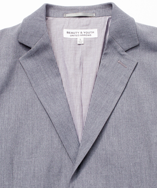 BEAUTY&YOUTH UNITED ARROWS（ビューティーアンドユースユナイテッドアローズ）の「BY ∴ T/R 2ボタン ジャケット§（テーラードジャケット・メンズ・ブラック/グレー/ネイビー・LARGE/SMALL/MEDIUM/X-LARGE）」の8枚目の写真