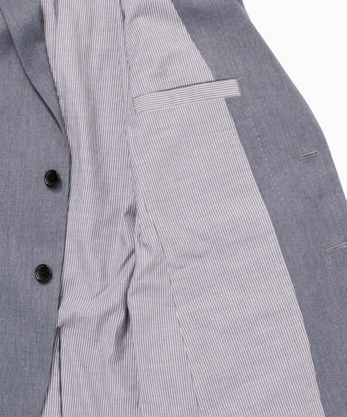 BEAUTY&YOUTH UNITED ARROWS（ビューティーアンドユースユナイテッドアローズ）の「BY ∴ T/R 2ボタン ジャケット§（テーラードジャケット・メンズ・ブラック/グレー/ネイビー・LARGE/SMALL/MEDIUM/X-LARGE）」の9枚目の写真