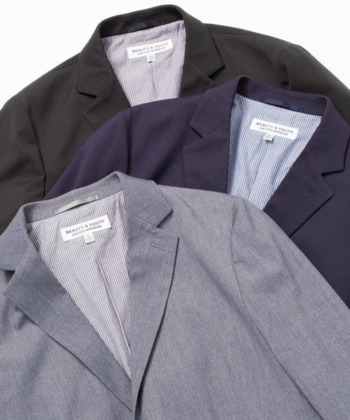 BEAUTY&YOUTH UNITED ARROWS（ビューティーアンドユースユナイテッドアローズ）の「BY ∴ T/R 2ボタン ジャケット§（テーラードジャケット・メンズ・ブラック/グレー/ネイビー・LARGE/SMALL/MEDIUM/X-LARGE）」の10枚目の写真