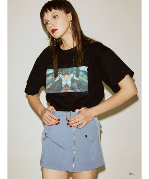 jouetie（ジュエティ）の「『ヱヴァンゲリヲン新劇場版：破』 Tシャツ（Tシャツ/カットソー・レディース・ブラック/レッド/オフホワイト・MEDIUM）」の4枚目の写真