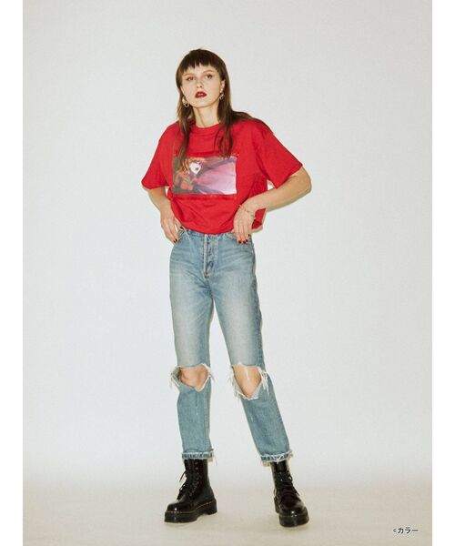 jouetie（ジュエティ）の「『ヱヴァンゲリヲン新劇場版：破』 Tシャツ（Tシャツ/カットソー・レディース・ブラック/レッド/オフホワイト・MEDIUM）」の5枚目の写真