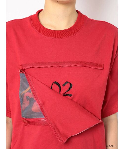 jouetie（ジュエティ）の「『ヱヴァンゲリヲン新劇場版：破』 Tシャツ（Tシャツ/カットソー・レディース・ブラック/レッド/オフホワイト・MEDIUM）」の14枚目の写真