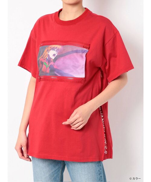 jouetie（ジュエティ）の「『ヱヴァンゲリヲン新劇場版：破』 Tシャツ（Tシャツ/カットソー・レディース・ブラック/レッド/オフホワイト・MEDIUM）」の11枚目の写真