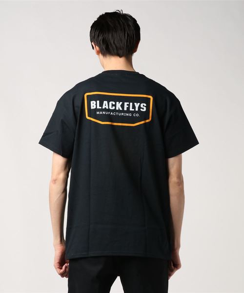 BLACK FLYS(ブラックフライズ)の「【BLACK FLYS】BLOCKHEAD S/S TEE(Tシャツ/カットソー・メンズ・ブラック/イエロー系その他/インディゴブルー・MEDIUM/LARGE)」の5枚目の写真