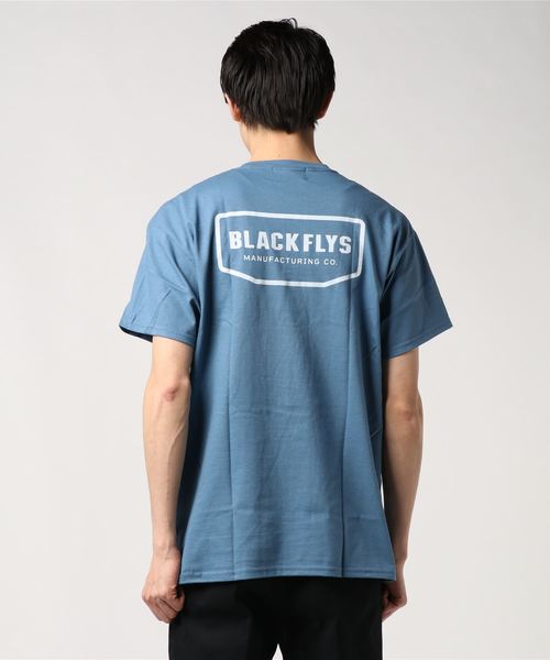 BLACK FLYS(ブラックフライズ)の「【BLACK FLYS】BLOCKHEAD S/S TEE(Tシャツ/カットソー・メンズ・ブラック/イエロー系その他/インディゴブルー・MEDIUM/LARGE)」の6枚目の写真