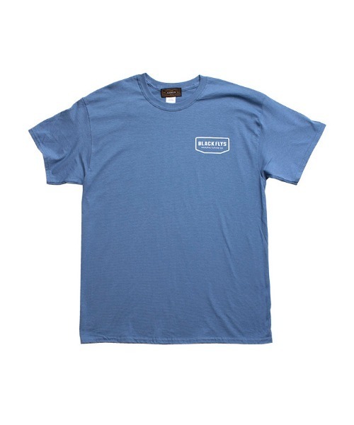 BLACK FLYS(ブラックフライズ)の「【BLACK FLYS】BLOCKHEAD S/S TEE(Tシャツ/カットソー・メンズ・ブラック/イエロー系その他/インディゴブルー・MEDIUM/LARGE)」の3枚目の写真