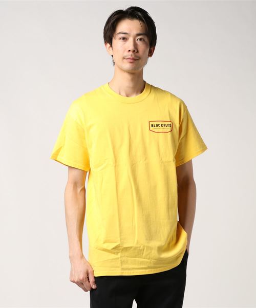 BLACK FLYS(ブラックフライズ)の「【BLACK FLYS】BLOCKHEAD S/S TEE(Tシャツ/カットソー・メンズ・ブラック/イエロー系その他/インディゴブルー・MEDIUM/LARGE)」の13枚目の写真