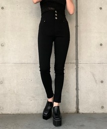 ENVYM | ハイウエストボタンジェギンス(その他パンツ)