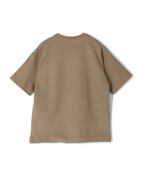ESTNATION(エストネーション)の「ESTNATION / プレミアムダブルフェイス クルーネックTシャツ(Tシャツ/カットソー・メンズ・ブラック/ベージュ/ネイビー/ホワイト・MEDIUM/LARGE/SMALL)」の5枚目の写真