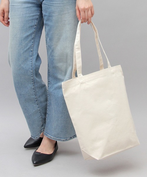 United Athle（ユナイテッドアスレ）の「United Athle / ユナイテッドアスレ / スタンダード キャンバス トートバッグ / キャンバストート(M)（トートバッグ・メンズ・ナチュラル/ブラック・FREE）」の4枚目の写真