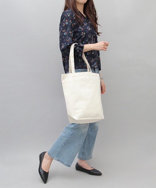 United Athle（ユナイテッドアスレ）の「United Athle / ユナイテッドアスレ / スタンダード キャンバス トートバッグ / キャンバストート(M)（トートバッグ・メンズ・ナチュラル/ブラック・FREE）」の8枚目の写真