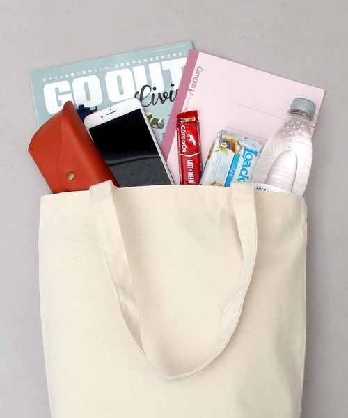 United Athle（ユナイテッドアスレ）の「United Athle / ユナイテッドアスレ / スタンダード キャンバス トートバッグ / キャンバストート(M)（トートバッグ・メンズ・ナチュラル/ブラック・FREE）」の10枚目の写真