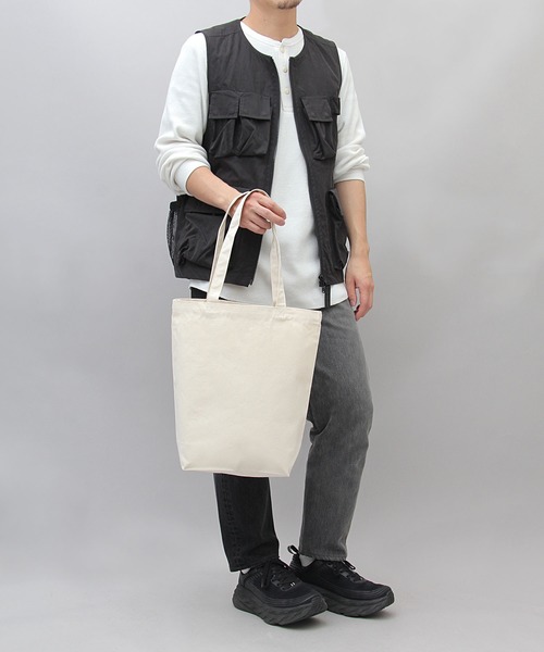 United Athle（ユナイテッドアスレ）の「United Athle / ユナイテッドアスレ / スタンダード キャンバス トートバッグ / キャンバストート(M)（トートバッグ・メンズ・ナチュラル/ブラック・FREE）」の19枚目の写真