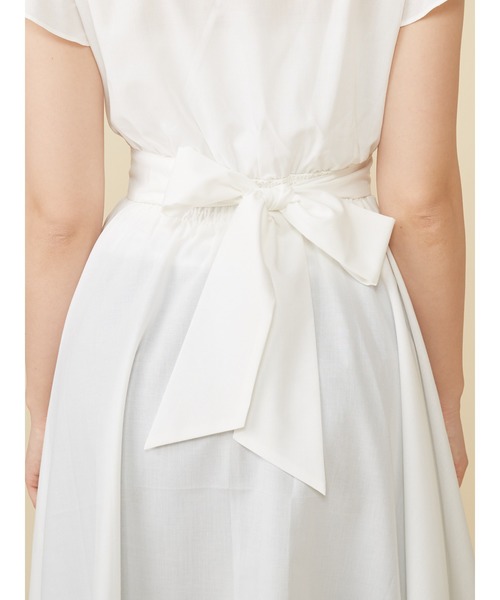 ROYAL PARTY（ロイヤルパーティー）の「袖フリルフィッシュテールブラウス（シャツ/ブラウス・レディース・オフホワイト/ベージュ/グリーン・FREE）」の6枚目の写真