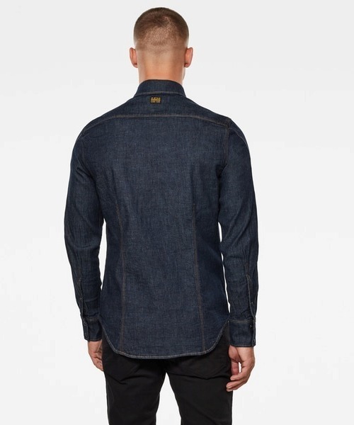 G-STAR(ジースター)の「Arc 3D Artwork Slim Shirt(シャツ/ブラウス・メンズ・ダークインディゴブルー・SMALL/MEDIUM/LARGE/X-SMALL)」の5枚目の写真
